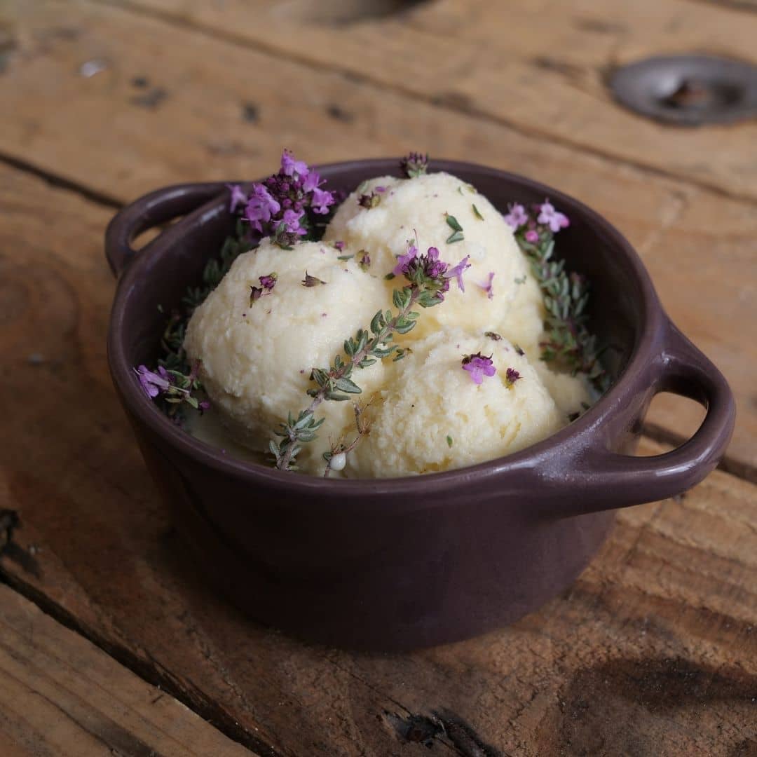 comment faire une glace au thym avec son plant de thym du jardin