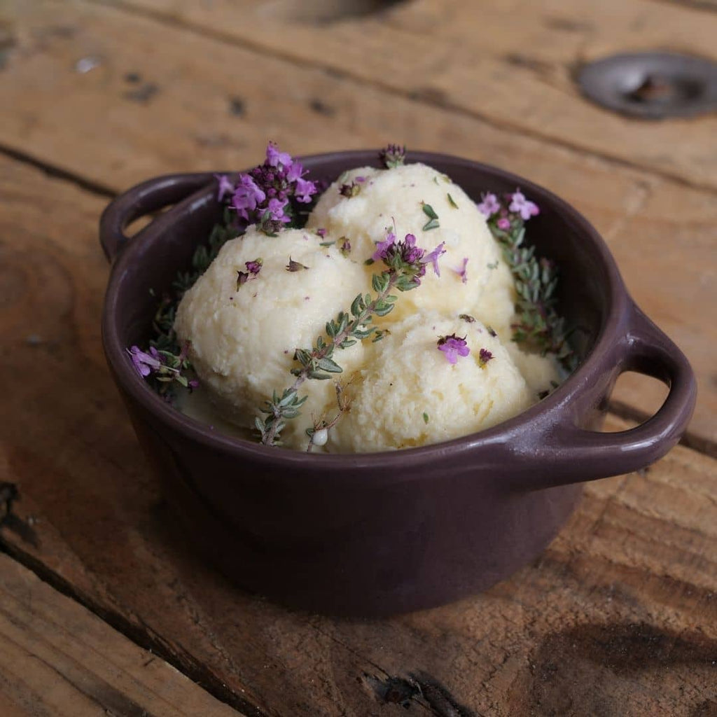 comment faire une glace au thym avec son plant de thym du jardin