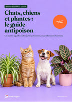 Couverture de l’ebook « Chats, chiens et plantes : le guide antipoison »