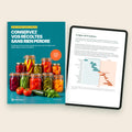Ebook « Conservez vos récoltes sans rien perdre », la couverture et la ligne du botulisme sur tablette